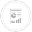 ícone representando relatórios